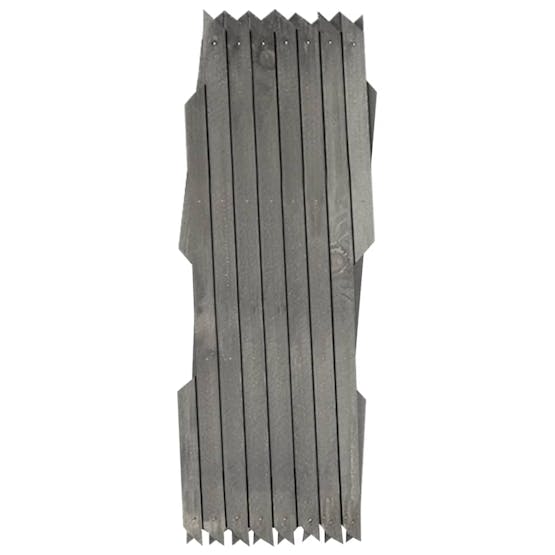 vidaXL 316423 Trellis Fences 5 Pcs Grey Solid Firwood 180x30cm vidaXL 316423 Trellis Fences 5 Pcs Grey Solid Firwood 180x30cm