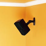 Sanus Tilt and Swivel Wall Mount for Satellite Speakers | Black Sanus Tilt and Swivel Wall Mount for Satellite Speakers | Black