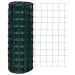 vidaXL 140573 Euro Fence Steel 10x1.0 M Green vidaXL 140573 Euro Fence Steel 10x1.0 M Green