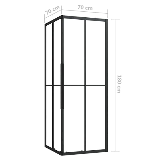 vidaXL 150772 Shower Cabin Esg 70x70x180cm vidaXL 150772 Shower Cabin Esg 70x70x180cm