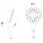 Schutte 425806 Hand Shower Head Niagara Chrome Schutte 425806 Hand Shower Head Niagara Chrome