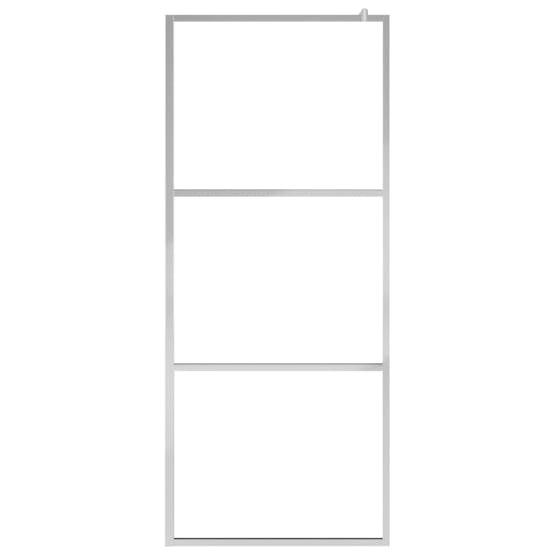 vidaXL 146636 Walk-in Shower Wall With Clear Esg Glass 90x195cm vidaXL 146636 Walk-in Shower Wall With Clear Esg Glass 90x195cm