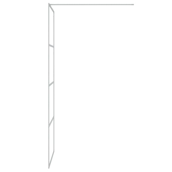 vidaXL 152135 Walk-in Shower Wall Silver 80x195cm Clear Esg Glass vidaXL 152135 Walk-in Shower Wall Silver 80x195cm Clear Esg Glass