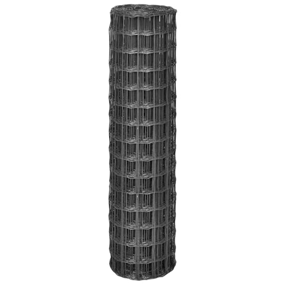 vidaXL 142511 Euro Fence Steel 10x1.5 M Grey vidaXL 142511 Euro Fence Steel 10x1.5 M Grey