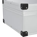 vidaXL 91846 Tool Suitcase 46x33x16cm Silver Aluminium vidaXL 91846 Tool Suitcase 46x33x16cm Silver Aluminium
