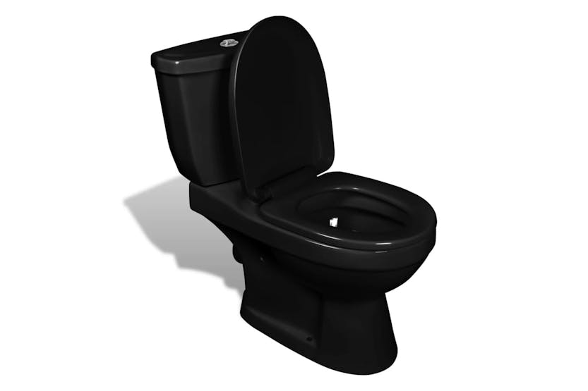 Vidaxl Toilet With Cistern Black Vidaxl Toilet With Cistern Black