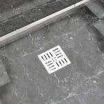 vidaXL 146001 Shower Drain Checker 15x15cm Stainless Steel vidaXL 146001 Shower Drain Checker 15x15cm Stainless Steel
