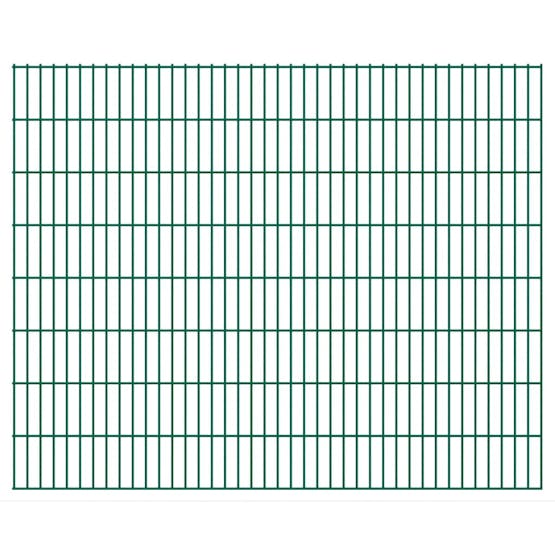 vidaXL 272809 2d Garden Fence Panel & Posts 2008x1630mm 2 M Green vidaXL 272809 2d Garden Fence Panel & Posts 2008x1630mm 2 M Green
