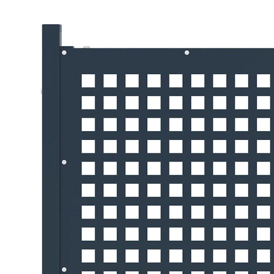 vidaXL 146406 Garden Fence Steel 177x200cm Anthracite vidaXL 146406 Garden Fence Steel 177x200cm Anthracite