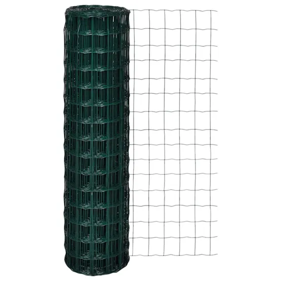 vidaXL 140581 Euro Fence Steel 25x1.5 M Green vidaXL 140581 Euro Fence Steel 25x1.5 M Green