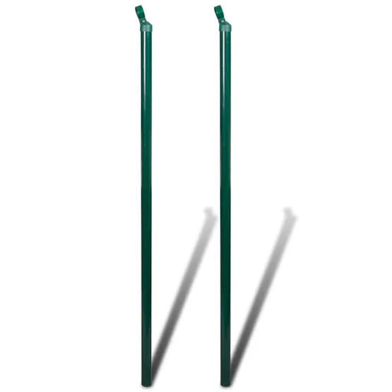 vidaXL 140754 Chain Link Fence With Posts Spike Steel 1,0x25 M vidaXL 140754 Chain Link Fence With Posts Spike Steel 1,0x25 M