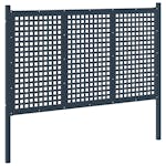 vidaXL 146403 Garden Fence Steel 177x125cm Anthracite vidaXL 146403 Garden Fence Steel 177x125cm Anthracite