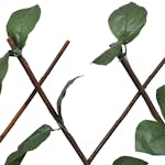 vidaXL 147751 Willow Trellis Fences 5 Pcs With Artificial Leaves 180x30cm vidaXL 147751 Willow Trellis Fences 5 Pcs With Artificial Leaves 180x30cm