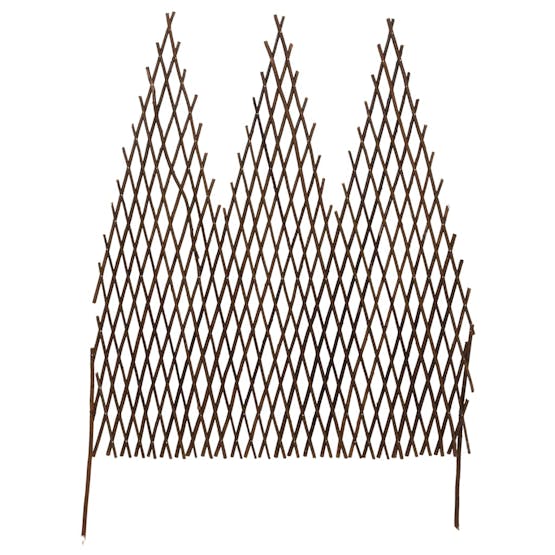 vidaXL 147795 Garden Trellis Fences 5 Pcs 170x105cm Willow vidaXL 147795 Garden Trellis Fences 5 Pcs 170x105cm Willow
