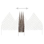 vidaXL 147795 Garden Trellis Fences 5 Pcs 170x105cm Willow vidaXL 147795 Garden Trellis Fences 5 Pcs 170x105cm Willow