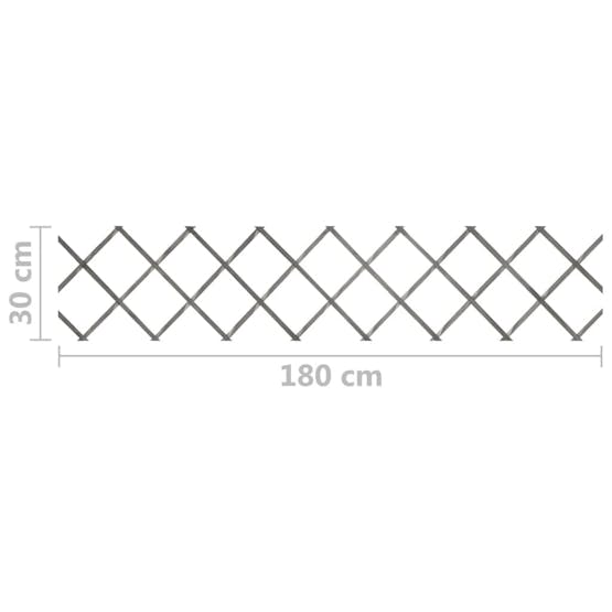 vidaXL 316423 Trellis Fences 5 Pcs Grey Solid Firwood 180x30cm vidaXL 316423 Trellis Fences 5 Pcs Grey Solid Firwood 180x30cm