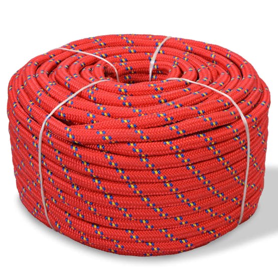 vidaXL 91293 Marine Rope Polypropylene 14mm 50 M Red vidaXL 91293 Marine Rope Polypropylene 14mm 50 M Red