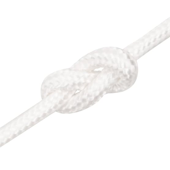 vidaXL 152556 Boat Rope Full White 8mm 100 M Polypropylene vidaXL 152556 Boat Rope Full White 8mm 100 M Polypropylene