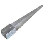 vidaXL 145419 Ground Spikes 2 Pcs Silver 10x10x76cm Galvanised Steel vidaXL 145419 Ground Spikes 2 Pcs Silver 10x10x76cm Galvanised Steel