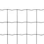 vidaXL 140573 Euro Fence Steel 10x1.0 M Green vidaXL 140573 Euro Fence Steel 10x1.0 M Green