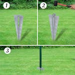 vidaXL 142383 Euro Fence Steel 10x1.2 M Green vidaXL 142383 Euro Fence Steel 10x1.2 M Green