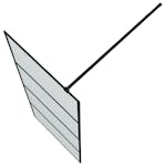 vidaXL 152130 Walk-in Shower Wall Black 80x195cm Frosted Esg Glass vidaXL 152130 Walk-in Shower Wall Black 80x195cm Frosted Esg Glass