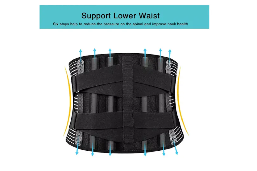 Hemmka Health Back Brace With Power Straps | Joint Support And Straps | Small Hemmka Health Back Brace With Power Straps | Joint Support And Straps | Small
