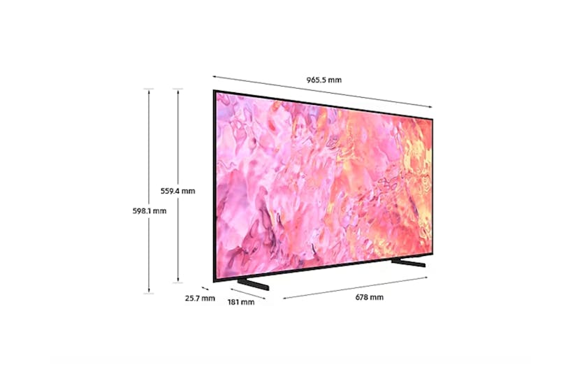 Samsung Q60C 43" 4K HDR QLED Smart TV (2023) | QE43Q60CAUXXU