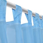 vidaXL 130208 Turquoise Sheer Curtain 140 X 245cm 2 Pcs vidaXL 130208 Turquoise Sheer Curtain 140 X 245cm 2 Pcs