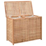 vidaXL 247604 Laundry Bin 87.5x46x67cm Solid Walnut Wood vidaXL 247604 Laundry Bin 87.5x46x67cm Solid Walnut Wood
