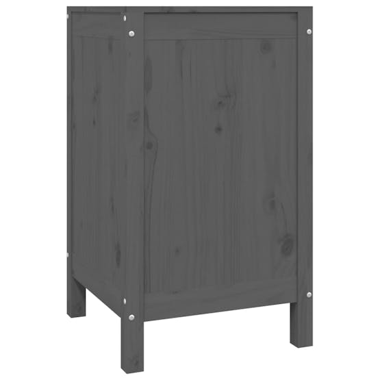 vidaXL 823576 Laundry Box Grey 44x44x76cm Solid Wood Pine vidaXL 823576 Laundry Box Grey 44x44x76cm Solid Wood Pine