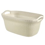 Curver 443841 Laundry Basket Knit 40l Creamy White Curver 443841 Laundry Basket Knit 40l Creamy White