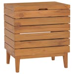 vidaXL 289075 Laundry Basket 40x30x45cm Solid Teak Wood vidaXL 289075 Laundry Basket 40x30x45cm Solid Teak Wood