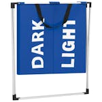 vidaXL 326463 2-section Laundry Sorter Blue vidaXL 326463 2-section Laundry Sorter Blue