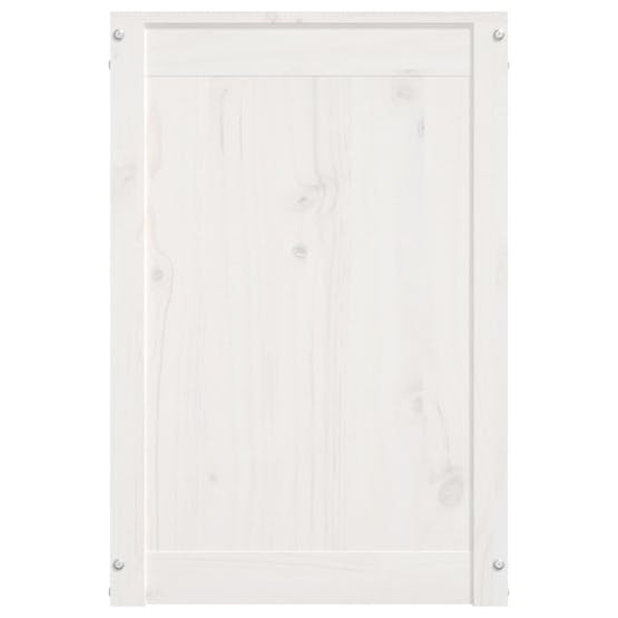 vidaXL 823570 Laundry Box White 88.5x44x66cm Solid Wood Pine vidaXL 823570 Laundry Box White 88.5x44x66cm Solid Wood Pine