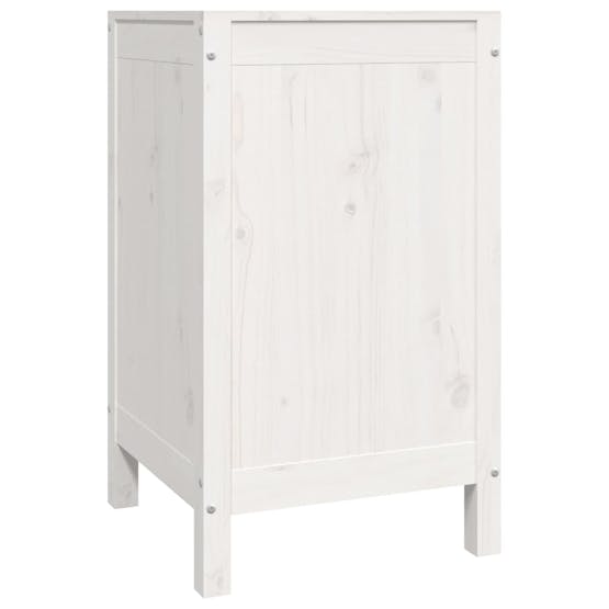 vidaXL 823575 Laundry Box White 44x44x76cm Solid Wood Pine vidaXL 823575 Laundry Box White 44x44x76cm Solid Wood Pine