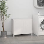 vidaXL 823580 Laundry Box White 88.5x44x76cm Solid Wood Pine vidaXL 823580 Laundry Box White 88.5x44x76cm Solid Wood Pine