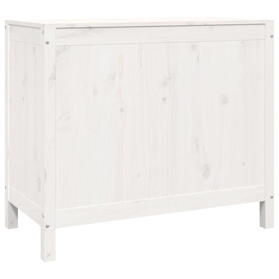vidaXL 823580 Laundry Box White 88.5x44x76cm Solid Wood Pine vidaXL 823580 Laundry Box White 88.5x44x76cm Solid Wood Pine