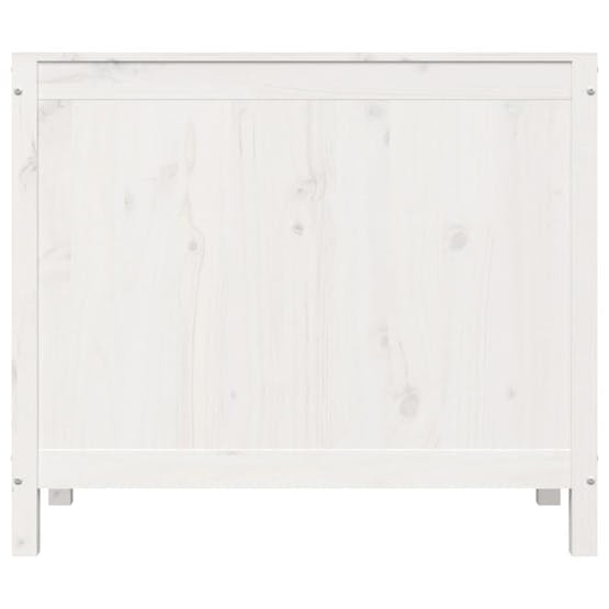 vidaXL 823580 Laundry Box White 88.5x44x76cm Solid Wood Pine vidaXL 823580 Laundry Box White 88.5x44x76cm Solid Wood Pine