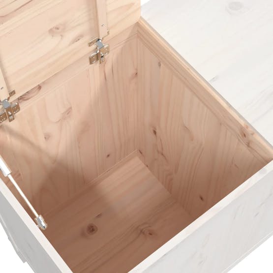 vidaXL 823580 Laundry Box White 88.5x44x76cm Solid Wood Pine vidaXL 823580 Laundry Box White 88.5x44x76cm Solid Wood Pine