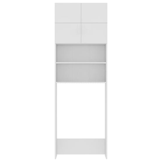 vidaXL 3055636 Washing Machine Cabinet Set White Engineered Wood vidaXL 3055636 Washing Machine Cabinet Set White Engineered Wood