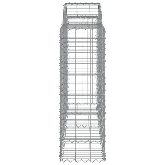 vidaXL 3146347 Arched Gabion Baskets 8 Pcs 200x50x120/140cm Galvanised Iron vidaXL 3146347 Arched Gabion Baskets 8 Pcs 200x50x120/140cm Galvanised Iron