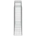 vidaXL 3146362 Arched Gabion Baskets 2 Pcs 200x50x140/160cm Galvanised Iron vidaXL 3146362 Arched Gabion Baskets 2 Pcs 200x50x140/160cm Galvanised Iron