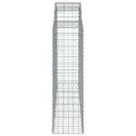 vidaXL 3146363 Arched Gabion Baskets 3 Pcs 200x50x140/160cm Galvanised Iron vidaXL 3146363 Arched Gabion Baskets 3 Pcs 200x50x140/160cm Galvanised Iron