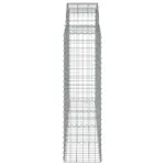 vidaXL 3146367 Arched Gabion Baskets 7 Pcs 200x50x140/160cm Galvanised Iron vidaXL 3146367 Arched Gabion Baskets 7 Pcs 200x50x140/160cm Galvanised Iron