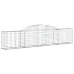 vidaXL 3146488 Arched Gabion Baskets 5 Pcs 300x30x60/80cm Galvanised Iron vidaXL 3146488 Arched Gabion Baskets 5 Pcs 300x30x60/80cm Galvanised Iron