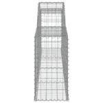 vidaXL 3146489 Arched Gabion Baskets 6 Pcs 300x30x60/80cm Galvanised Iron vidaXL 3146489 Arched Gabion Baskets 6 Pcs 300x30x60/80cm Galvanised Iron