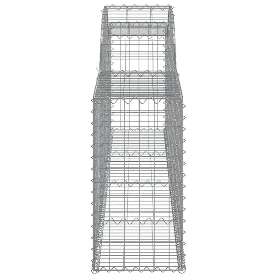 vidaXL 3146489 Arched Gabion Baskets 6 Pcs 300x30x60/80cm Galvanised Iron vidaXL 3146489 Arched Gabion Baskets 6 Pcs 300x30x60/80cm Galvanised Iron
