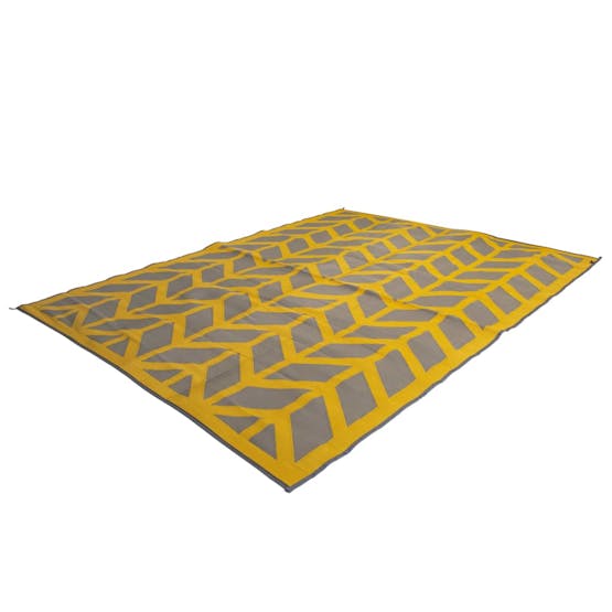 Bo-camp 435559 Outdoor Rug Chill Mat Flaxton 2.7x2 M Ochre Yellow Bo-camp 435559 Outdoor Rug Chill Mat Flaxton 2.7x2 M Ochre Yellow