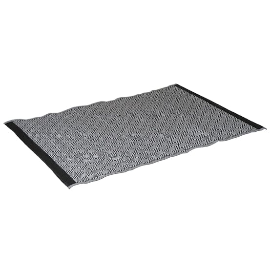 Bo-camp 428633 Outdoor Rug Chill Mat Beach 1.8x1.2 M Black And White Bo-camp 428633 Outdoor Rug Chill Mat Beach 1.8x1.2 M Black And White